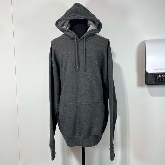Champion Powerblend Pullover Grey Hoodie Size Large Men’s - Picture 1 of 14